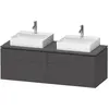 Bild von Duravit, Waschbeckenunterschrank, L-Cube Meuble sous-lavabo en console suspendu, avec plan de toilette en console, 4 tiroirs, pour (142 x 55 x 48.20 cm)