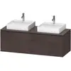 Bild von Duravit, Waschbeckenunterschrank, L-Cube Meuble sous-lavabo en console suspendu, avec plan de toilette en console, 4 tiroirs, pour (142 x 55 x 48.20 cm)