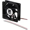 Bild von Tru Components TC-MX8025-12V0.1A Axiallüfter 12 V/DC 67.8 m³/h (L x B x H) 80 x (80 mm, 1x), PC Lüfter, Schwarz