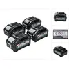 Bild von Makita, Werkzeugakku + Ladegerät, Akku Set 4x BL 4040 40 V max. 4,0 Ah XGT Li-Ion Akku ( 4x 191B26-6 ) IP64 Schutzklasse mit (40 V)