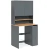 Bild von Vicco 56188, Waschmaschinenschrank, Braun, Schwarz