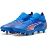Bild von Puma, Unisex, Fussballschuhe, ULTRA 6 MATCH+ FG/AG (44), Weiss, Schwarz, Blau