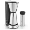 Bild von WMF Kleine Filterkaffeemaschine Thermoskanne Thermobecher Timer Küchenminis 870W, Filterkaffeemaschine, Silber