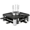 Bild von WMF Lumero Gourmet Station Multifunktionsraclette (415480011), Racletteofen, Schwarz, Silber