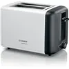 Bild von Bosch Hausgeräte TAT3P421 toaster 2 slice(s) Black, White, Toaster, Schwarz