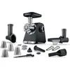 Bild von Bosch Hausgeräte Serie 6 MFWS660B, Fleischwolf, Schwarz, Silber