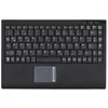 Bild von KeySonic TAS ACK-540U+ Corded (DE) MINI Touchpad SoftSkin sw (DE, Kabelgebunden), Tastatur, Schwarz