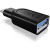 Bild von Icy Box USB Typ-C auf USB 3.0 (USB 3.0, 4.50 cm), Data + Video Adapter, Schwarz