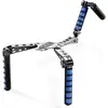 Bild von Walimex pro pro Cineast I Hand-Schulter-Videostativ (Metall), Stativ, Blau, Schwarz