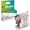 Bild von Inkadoo, Druckerpatrone, Kompatibel Tinte für Brother LC-221 (M)