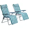 Bild von Outsunny 2 xKlappstühle Sonnenliege Gartenstuhl klappbar Liege 5 Positionen