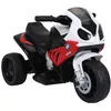 Bild von HOMCOM Elektro Kindermotorrad lizensiert von BMW S1000RR Elektro-Dreirad, Stahl Rot