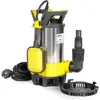 Bild von Wiltec, Wasserpumpe, 3in1 Flachsaugpumpe 400W Schmutzwasserpumpe 8000l/h Tauchpumpe Schwimmer (Schmutzwasserpumpe)