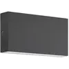 Bild von CMD, Gartenbeleuchtung, LED Wandaussenleuchte 2x5W Warmweiss IP54 Anthrazit CMD-9070 (755 lm, IP54)