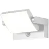 Bild von CMD, Gartenbeleuchtung, LED Wandaussenleuchte 20W steuerbare Lichtfarbe IP54 Weiss CMD-9111 (1513 lm, IP54)