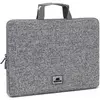 Bild von Rivacase Laptop-Hülle mit Griffen, Hellgrau (15.60", Universal), Notebooktasche, Grau