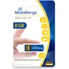 Bild von MediaRange Nano USB-Flash-Laufwerk (8 GB, USB-A), USB Stick, Blau