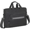 Bild von Rivacase 7521 Tasche 13.3-14 Schwarz Canvas Material ECO (14", Universal), Notebooktasche, Schwarz