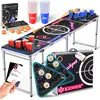 Bild von Kesser Bier Pong Tisch Set mit Kartenspiel Trinkspiel inkl.100 Becher 6 Bälle