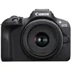 Bild von Canon EOS R100 Kit (18 - 45 mm, 24.10 Mpx, APS-C / DX), Kamera, Schwarz