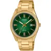 Bild von Casio, Armbanduhr, MTP-1302PGC-3AVEF, Grün, Gold, (Analoguhr, 38.50 mm)