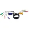 Bild von Aten PS/2-KVM-Kabel mit 3-in-1-SPHD und Audio, KVM-Switch Kabel