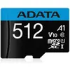 Bild von Adata Premier 512GB microSDXC (UHS-I U1, Class 10, V10, A1) (512 GB, microSDXC, U1, UHS-I), Speicherkarte, Schwarz, Blau