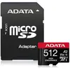 Bild von Adata High Endurance (512 GB, microSDXC, U3, UHS-I), Speicherkarte, Schwarz, Rot