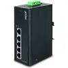 Bild von Planet 5-Port Industrial Ethernet Switch w/ 4 PoE -4075 (5 Ports), Netzwerk Switch, Schwarz