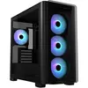Bild von ASUS Geh A23 PLUS TG ARGB BLACK (mATX, Mini-ITX), PC Gehäuse, Schwarz, Mehrfarbig