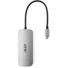 Bild von Acer Adaptater 7in1 Type C : 1 x typeC (USB-C, 7 Ports), Dockingstation + USB Hub, Silber