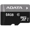 Bild von Adata Premier (64 GB, microSDHC, microSDXC, U1, UHS-I), Speicherkarte, Schwarz, Blau