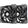 Bild von Thermaltake Toughfan 12 Performance Fan PWM 500-2000rpm - 2Pack (120 mm, 2x), PC Lüfter, Schwarz