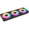 Bild von Lian-Li UNI FAN CL Wireless Lüfter, 3er-Pack, 120mm, schwarz (120 mm, 3x), PC Lüfter, Schwarz