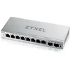 Bild von Zyxel GS1200-10V3 8-Port Gigabit, 2xSFP web/smart managed (10 Ports), Netzwerk Switch, Grau