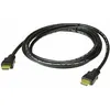 Bild von Aten HDMI High Speed mit Ethernet Kabel (2 m), Videokabel, Schwarz