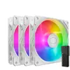 Bild von 2x Cooler Master SickleFlow 120 ARGB (120 mm, 3x), PC Lüfter, Weiss