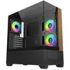 Bild von Cooler Master CoolerMaster Geh Elite 690 Wood Black (ATX, ITX, mATX), PC Gehäuse, Schwarz