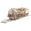 Bild von Ugears Dampflokomotive mit Schlepptender