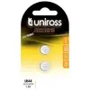 Bild von Uniross Batteri LR44 / AG13 2 pak (2 Stk., LR44, 160 mAh), Batterien + Akkus