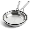 Bild von KitchenAid Multiply Koekenpannenset 24 + 28 cm, Pfannenset + Topfset, Silber