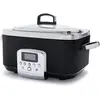 Bild von Greenpan Slow Cooker, Schwarz, Dampfgarer + Reiskocher, Schwarz, Silber