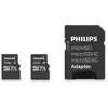 Bild von Philips MicroSDHC 2-Pack 32GB Class 10 UHS-I U1 incl. Adapter (32 GB, microSDHC, U1, UHS-I), Speicherkarte