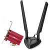Bild von TP-Link Archer TXE75E (Mini PCI Express, PCI-E x1, PCIe), Netzwerkadapter, Schwarz, Rot