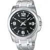 Bild von Casio, Armbanduhr, Collection - MTP-1314PD-1A, Silber, Schwarz, (Analoguhr)