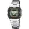Bild von Casio Vintage, Armbanduhr, A163wa-1qes, Silber, (Chronograph, Digitaluhr, 33 mm)