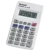 Bild von Sharp, Taschenrechner, EL-233SB Desktop-Finanzrechner Grau (Batteriebetrieb)