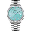 Bild von Citizen, Armbanduhr, NJ0151-88M, Silber, Türkis, (Analoguhr, 40 mm)