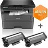 Bild von Brother DCP-L2627DWXL (Laser, Schwarz-Weiss), Drucker, Schwarz
