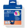 Bild von Brother, Druckerpatrone, LC521VAL (BK, C, M, Y)